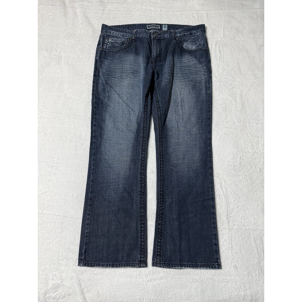 INC International Concepts Men's 38x29 Jeans Bootcut‎ Modern Boot Blue